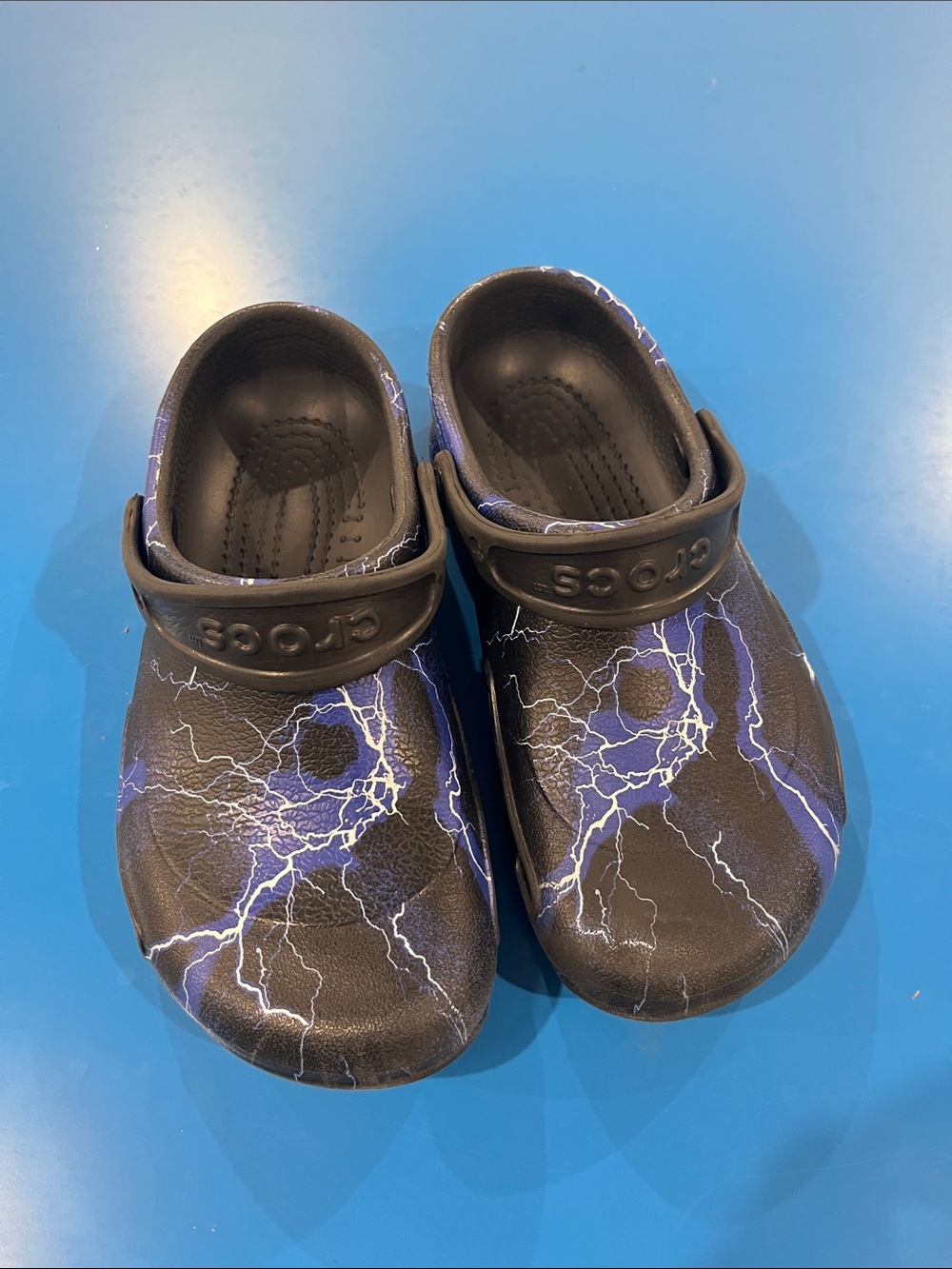 CROCS Kids Black & Blue Lightning